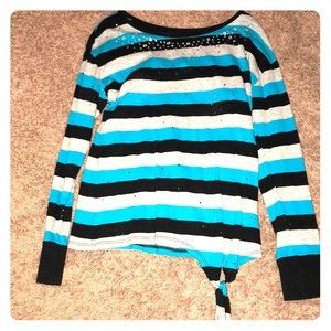 A justice kids stripes t-shirt